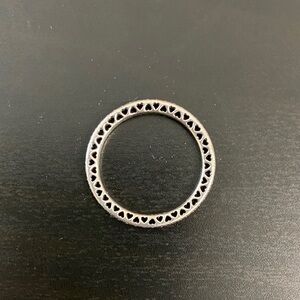 PANDORA | Heart and Sparkle Ring | Size 7